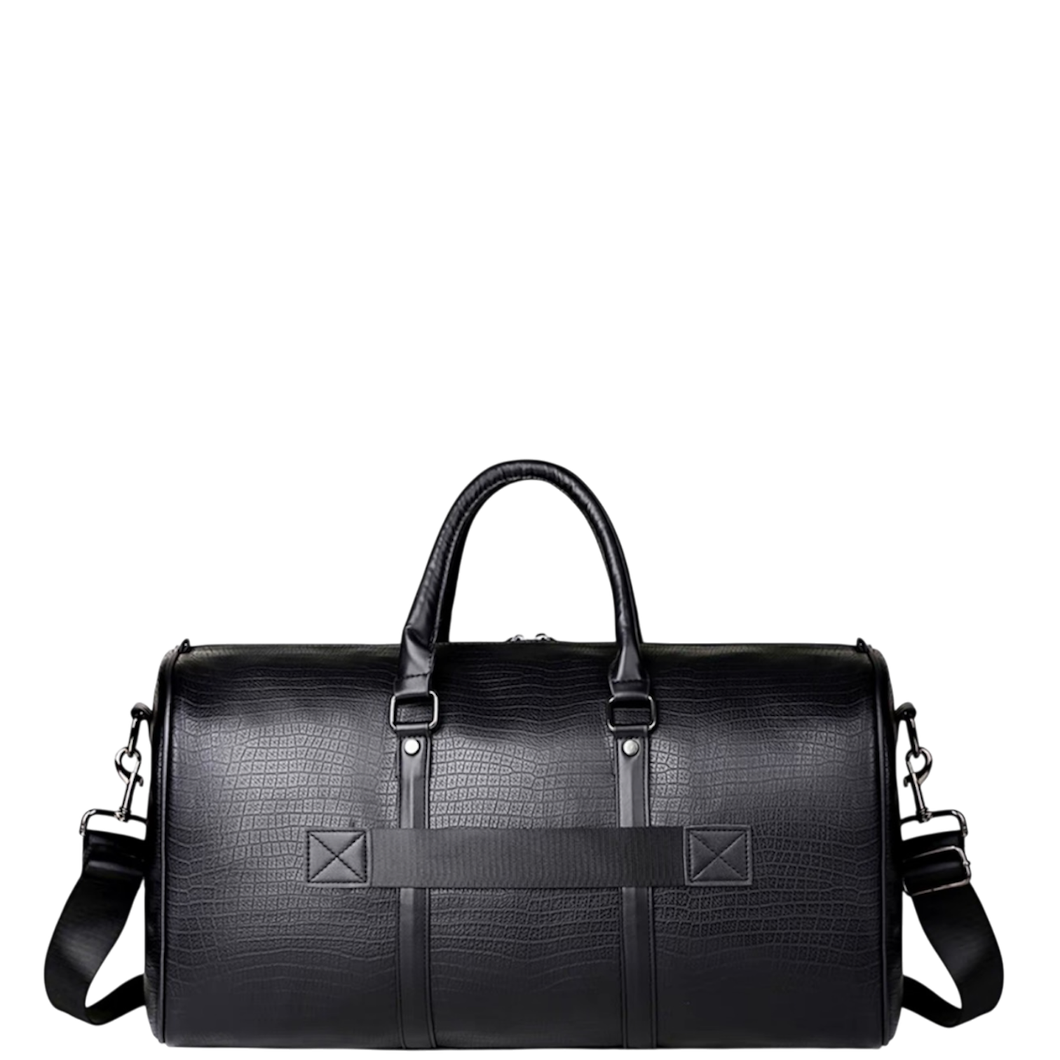 Men’s Travel Tote Bag, Solid Color Handbag with Zipper Closure, Fashionable Casual Simple Design,…