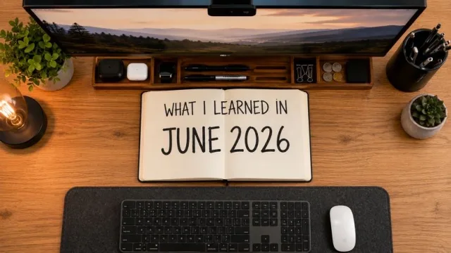 The Biggest Thing I Learned in June