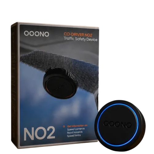 OOONO CO-DRIVER NO2: Traffic Safety Alarm - Warns of Speed Cameras and Road Hazard…