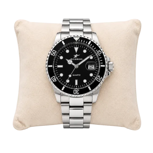 Men's Business Fashion Round Dial Analog Quartz Wristwatch