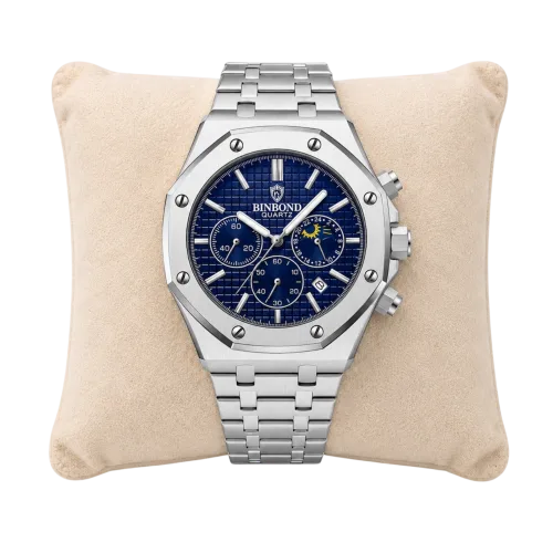 BINBOND BO161 Men's Modern Waterproof Analog Quartz Watch