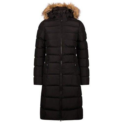 Trespass Womens Casual Hooded Longer Length Padded Jacket - Audible