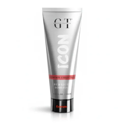 Golden Tanning Icon Red Light Boosting